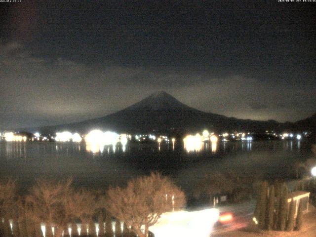 河口湖からの富士山