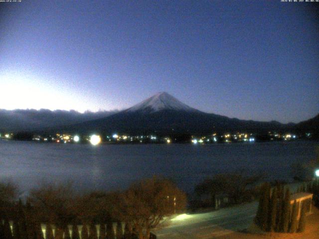 河口湖からの富士山