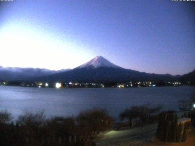 河口湖からの富士山