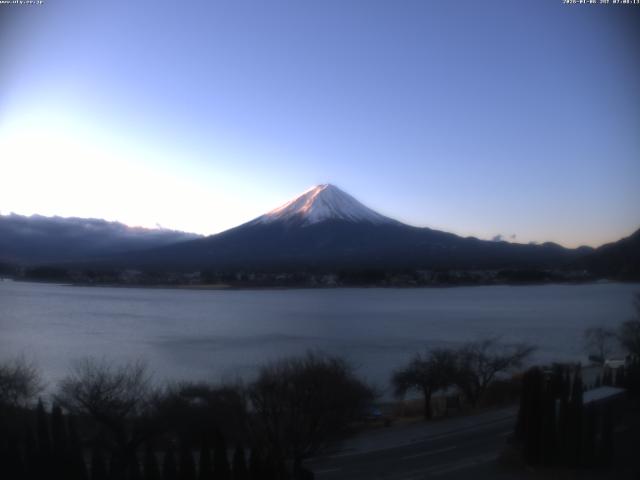 河口湖からの富士山