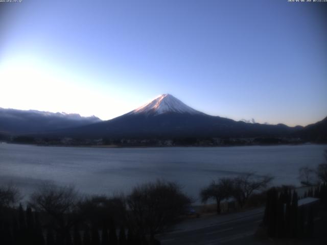 河口湖からの富士山