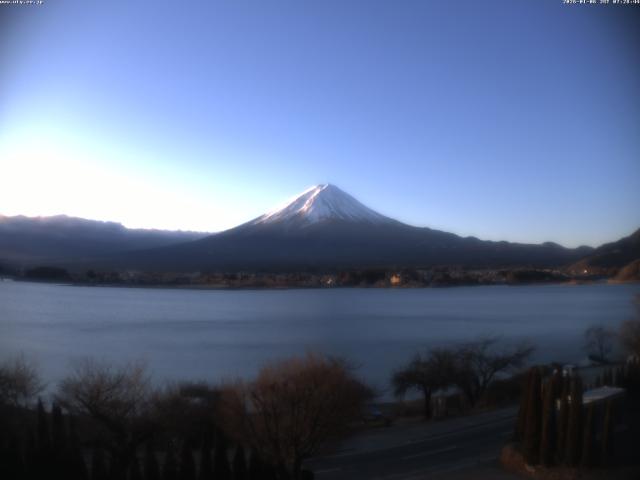 河口湖からの富士山