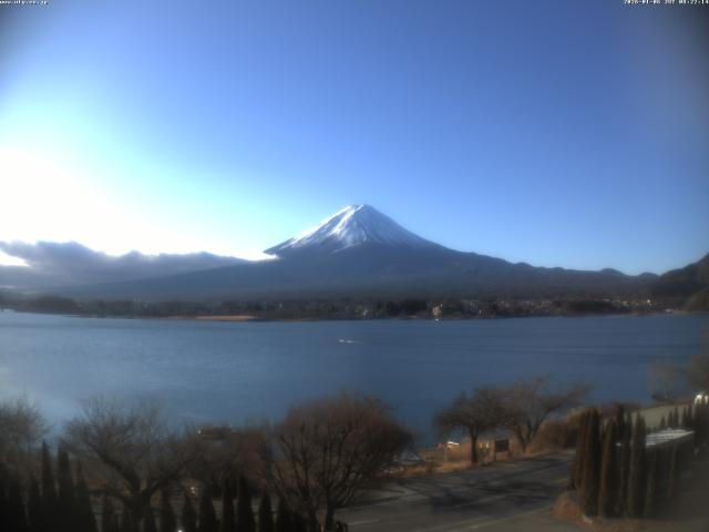 河口湖からの富士山