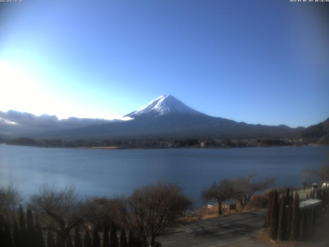 河口湖からの富士山