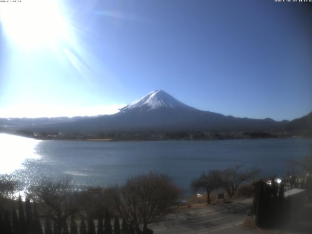 河口湖からの富士山