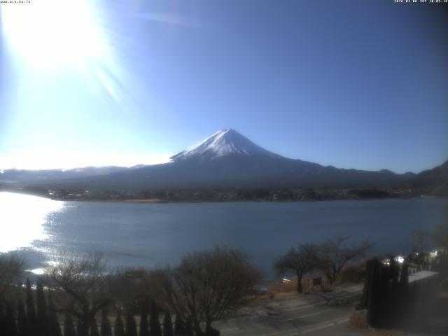 河口湖からの富士山