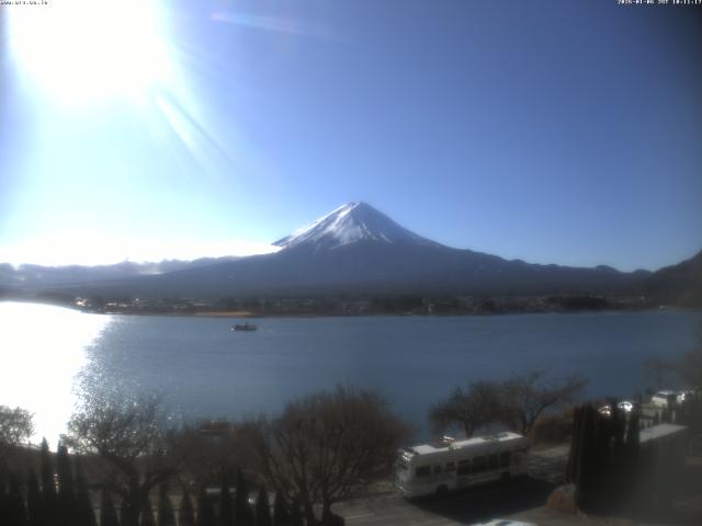 河口湖からの富士山