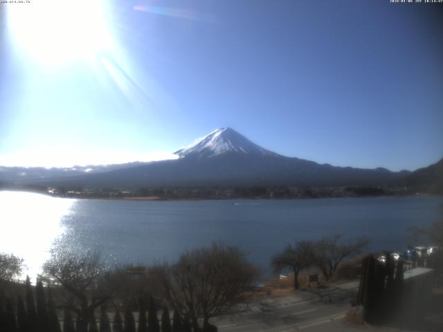河口湖からの富士山