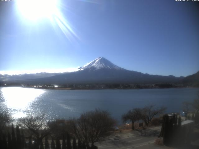 河口湖からの富士山