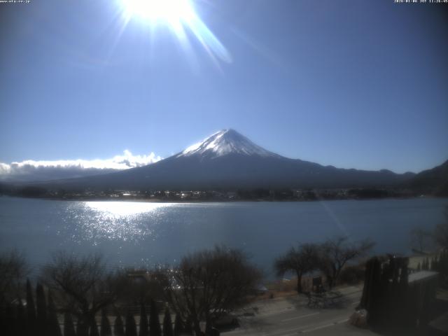 河口湖からの富士山