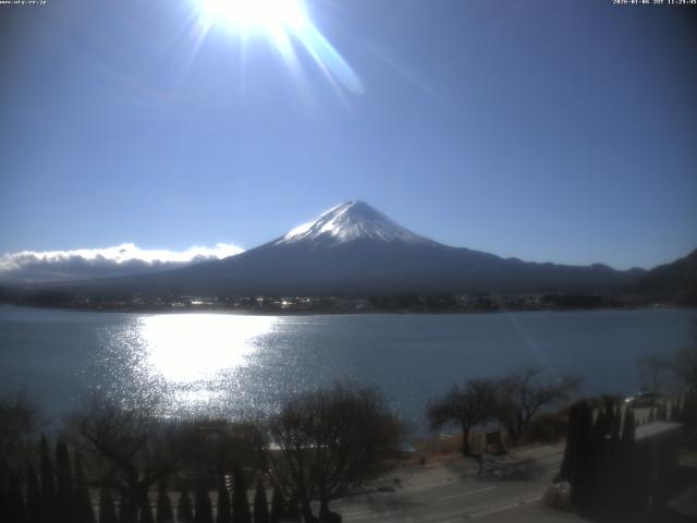 河口湖からの富士山