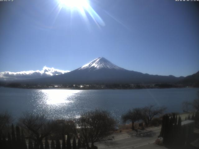 河口湖からの富士山