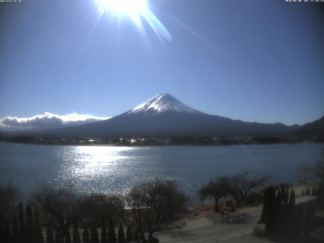 河口湖からの富士山