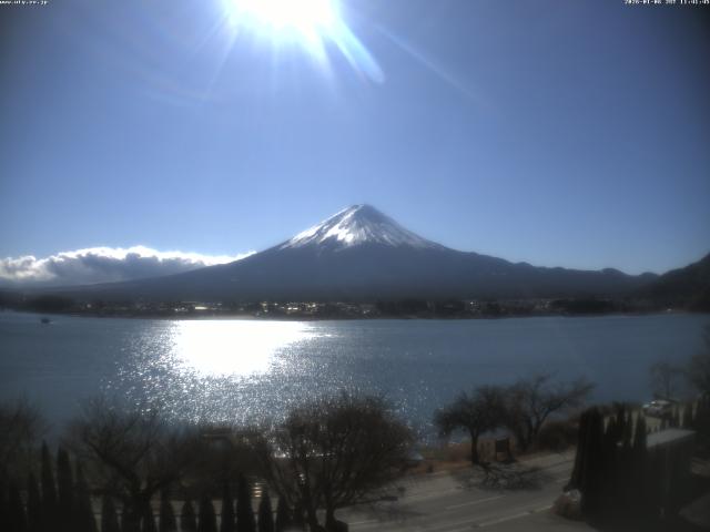 河口湖からの富士山