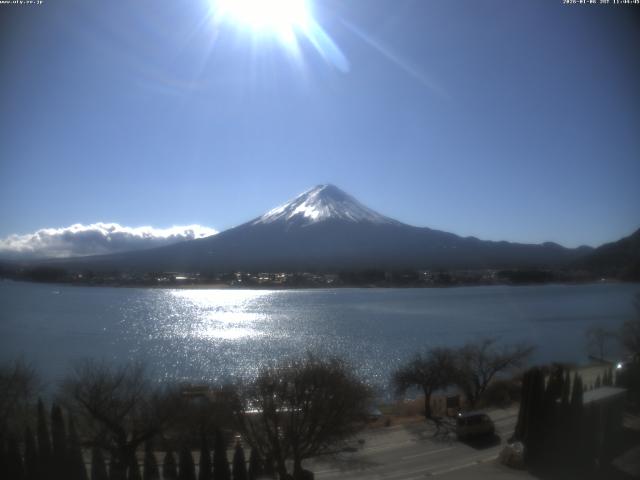 河口湖からの富士山
