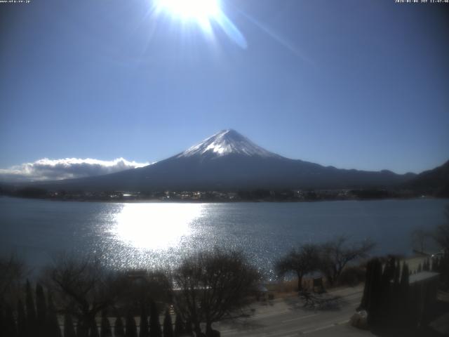 河口湖からの富士山