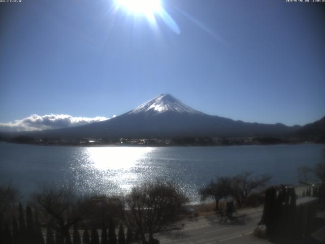 河口湖からの富士山