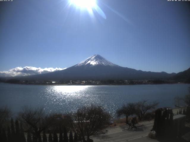 河口湖からの富士山