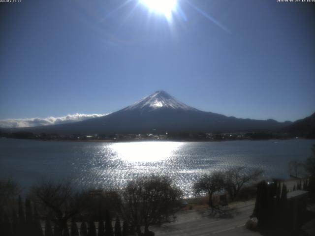 河口湖からの富士山