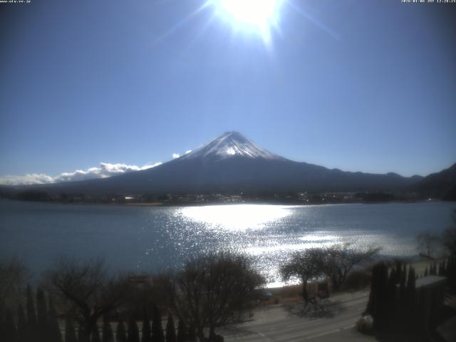 河口湖からの富士山
