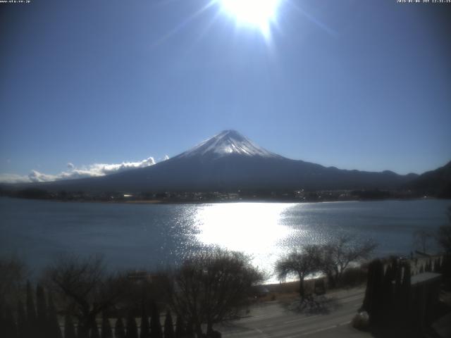 河口湖からの富士山