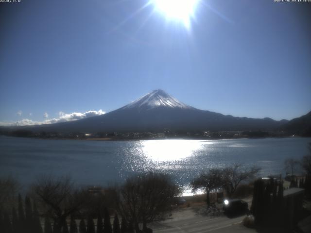 河口湖からの富士山