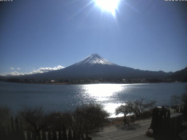 河口湖からの富士山