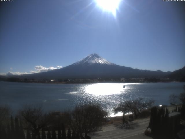 河口湖からの富士山