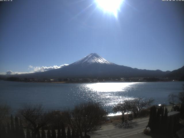 河口湖からの富士山