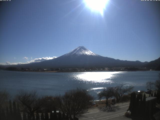 河口湖からの富士山