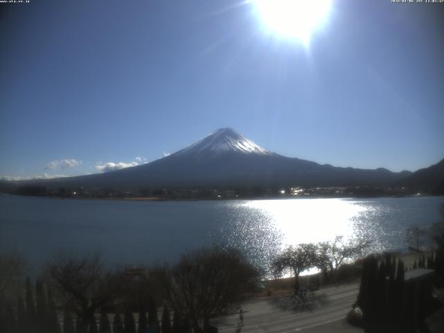 河口湖からの富士山