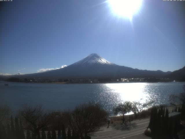 河口湖からの富士山