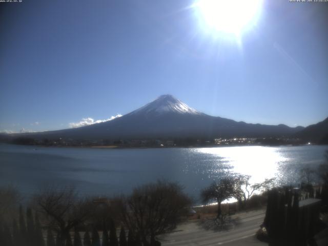 河口湖からの富士山