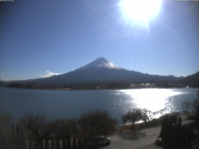 河口湖からの富士山