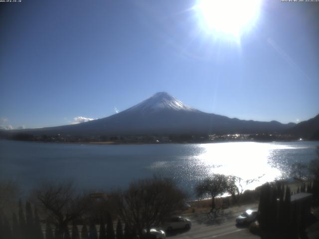 河口湖からの富士山