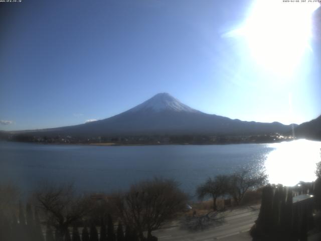 河口湖からの富士山