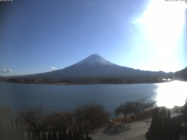 河口湖からの富士山