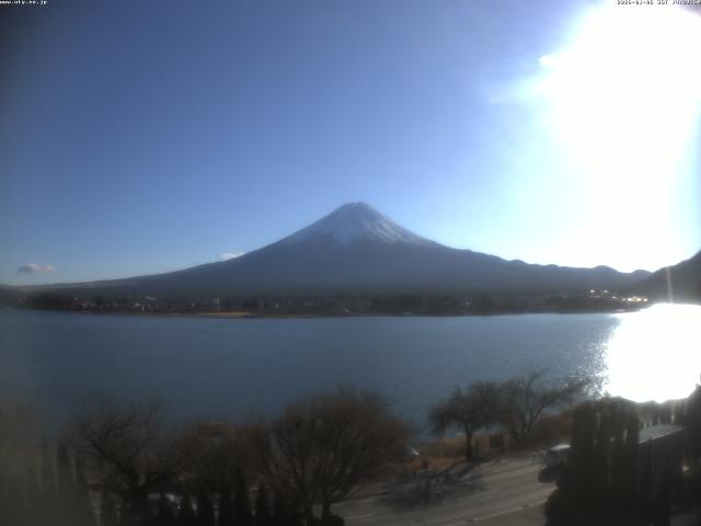 河口湖からの富士山