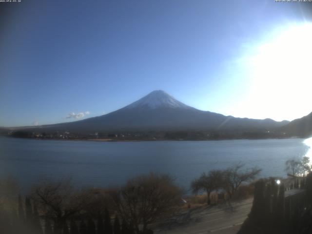 河口湖からの富士山
