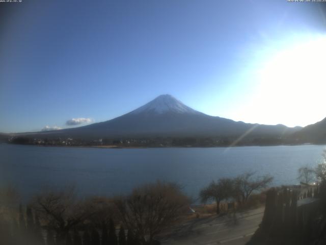 河口湖からの富士山
