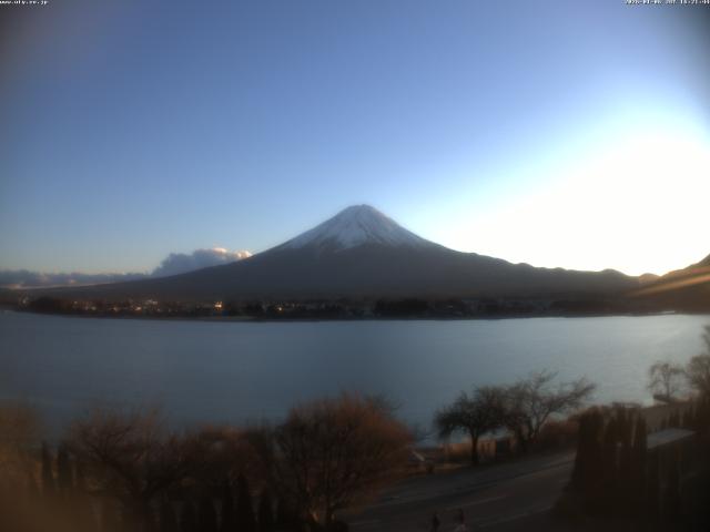 河口湖からの富士山