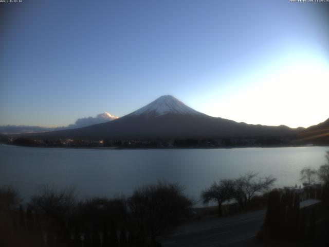 河口湖からの富士山