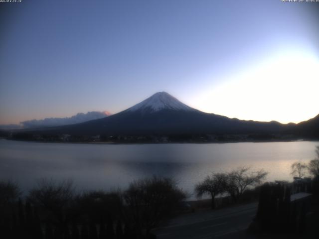 河口湖からの富士山