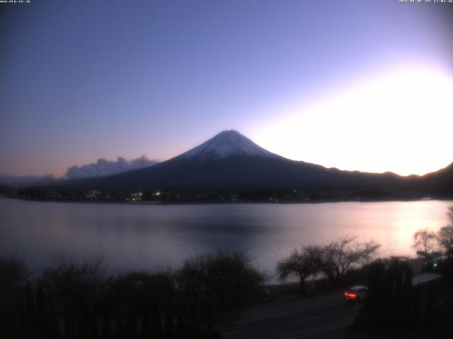 河口湖からの富士山