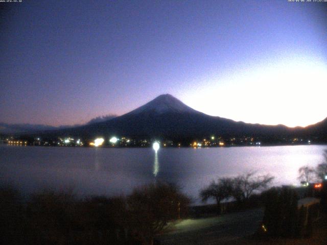 河口湖からの富士山