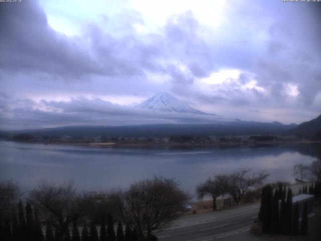 河口湖からの富士山