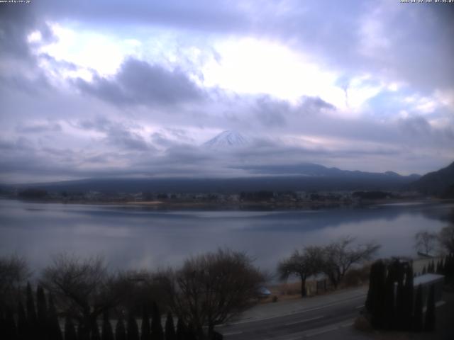 河口湖からの富士山