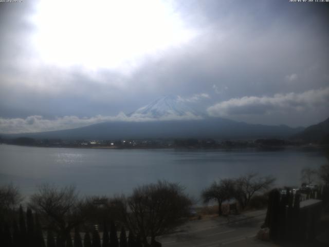 河口湖からの富士山
