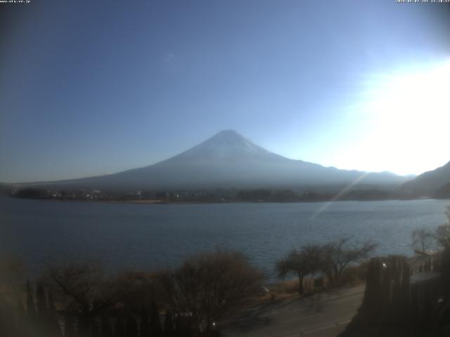 河口湖からの富士山