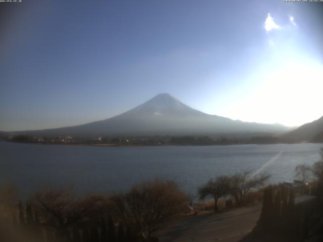河口湖からの富士山